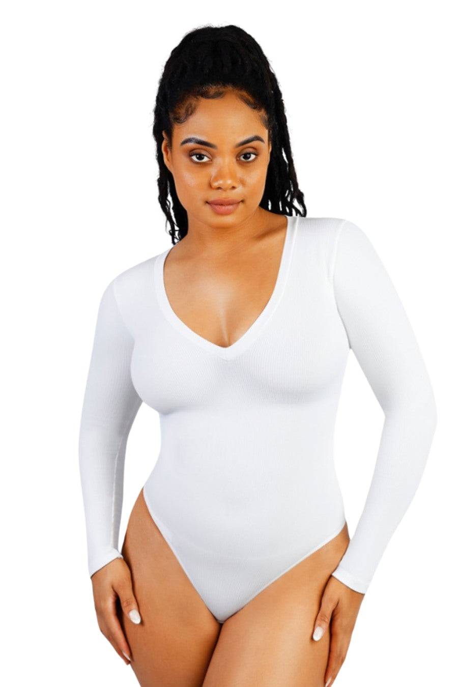 Blair Shaping Bodysuit - White Contour Clothing