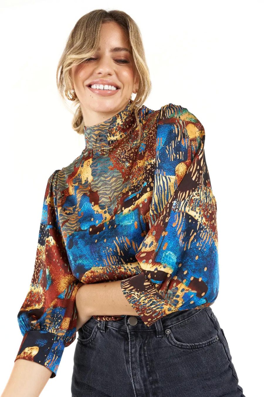 Summer Gold Blouse Zibi