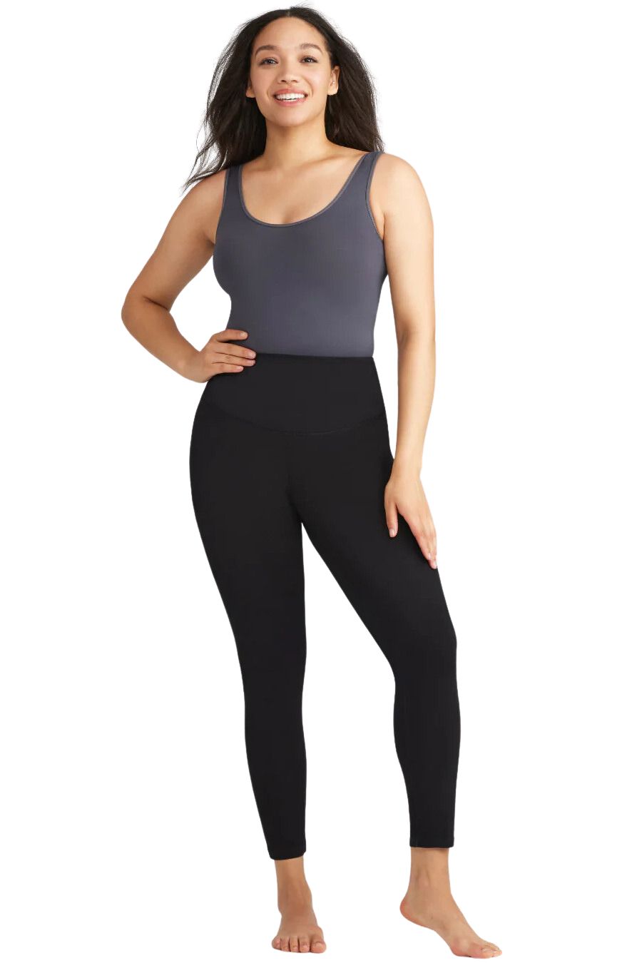 Denim Stretch Shaping Leggings - Black Yummie