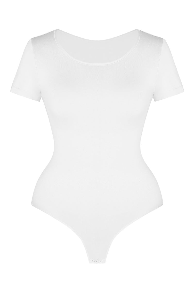Emma Shaping Bodysuit - White Contour Clothing