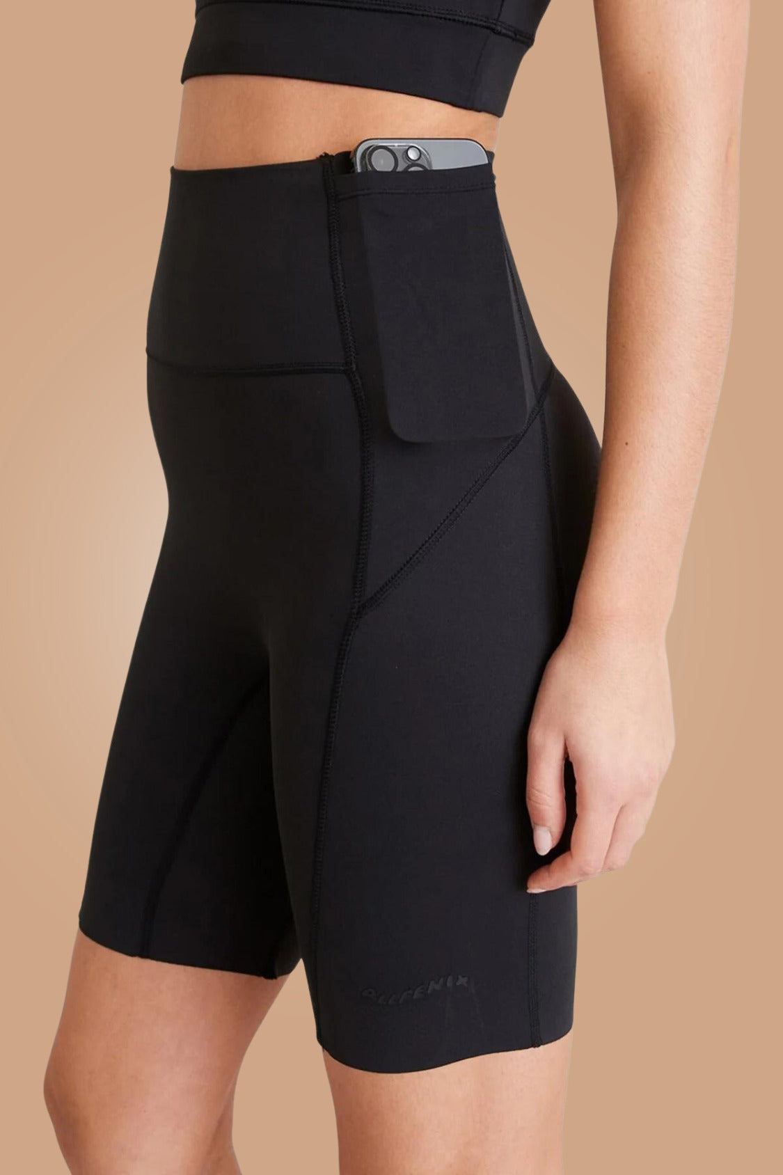Hustle Biker Shorts - Black AllFenix