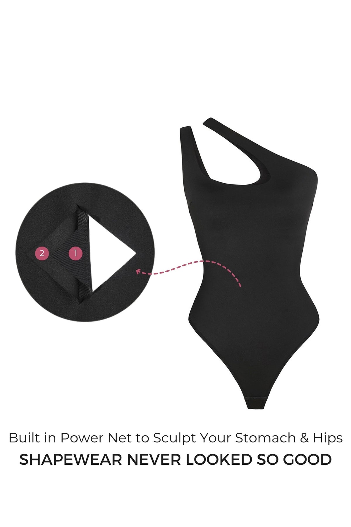 Coco Shaping Bodysuit - Black Contour Clothing