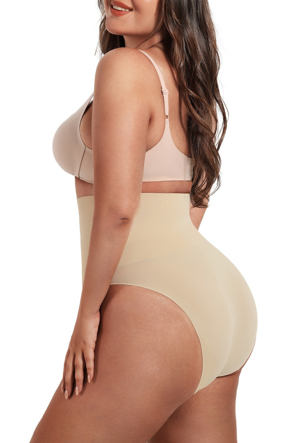 High Waist Shaping Brief Full Back - Frappe Eco Contour Clothing