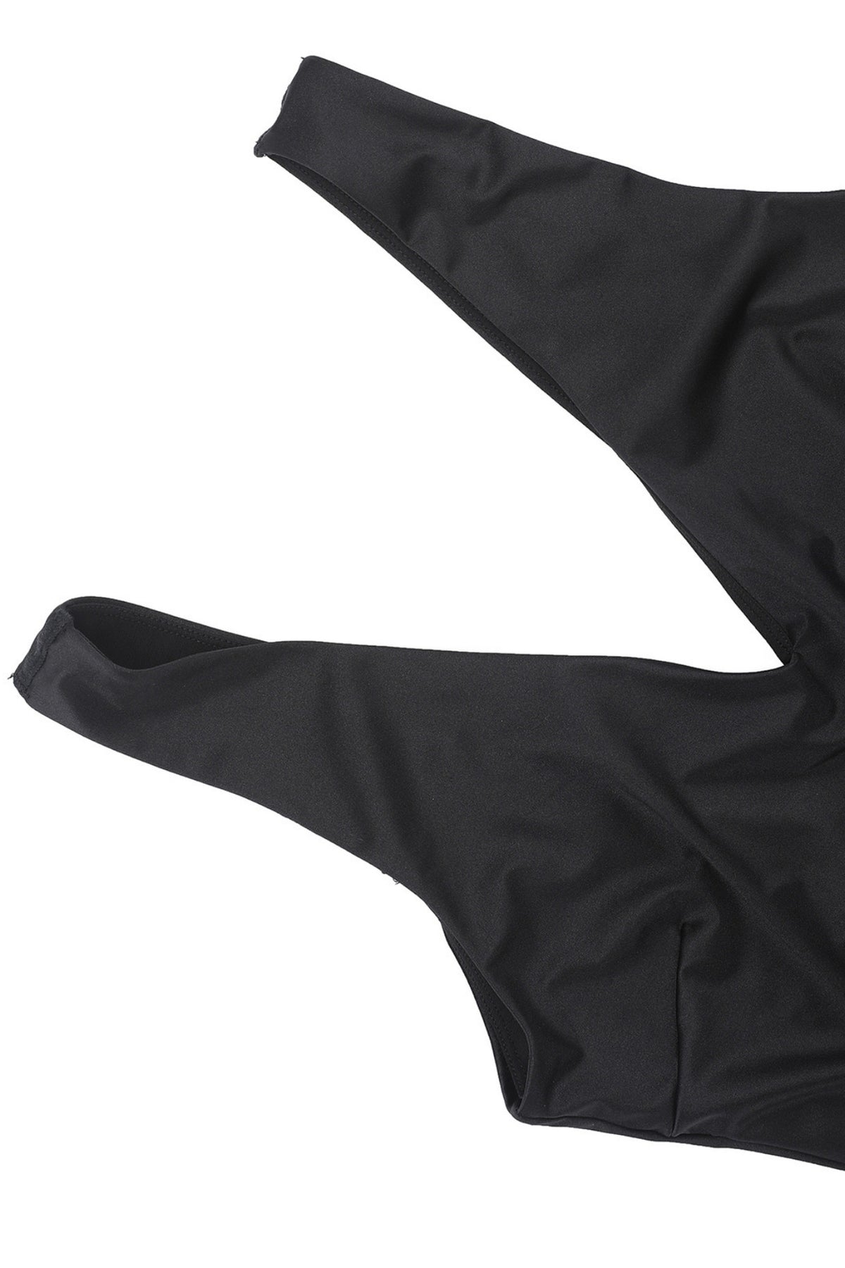 Luxe Satin Shaping Bodysuit - Black Contour Clothing