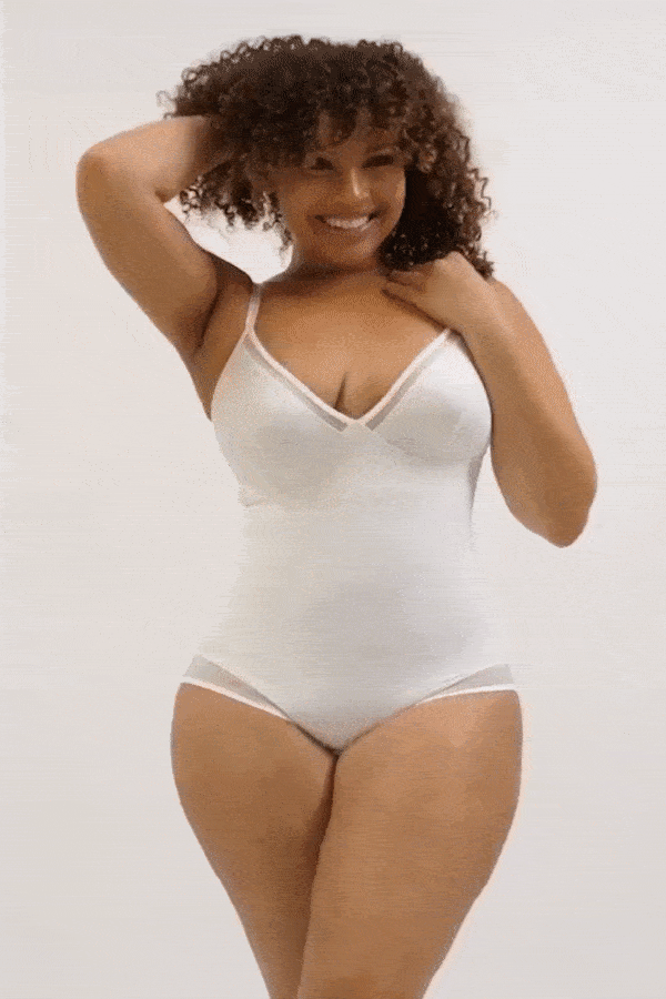 Desire Sculpting Bodysuit - White Contour Clothing