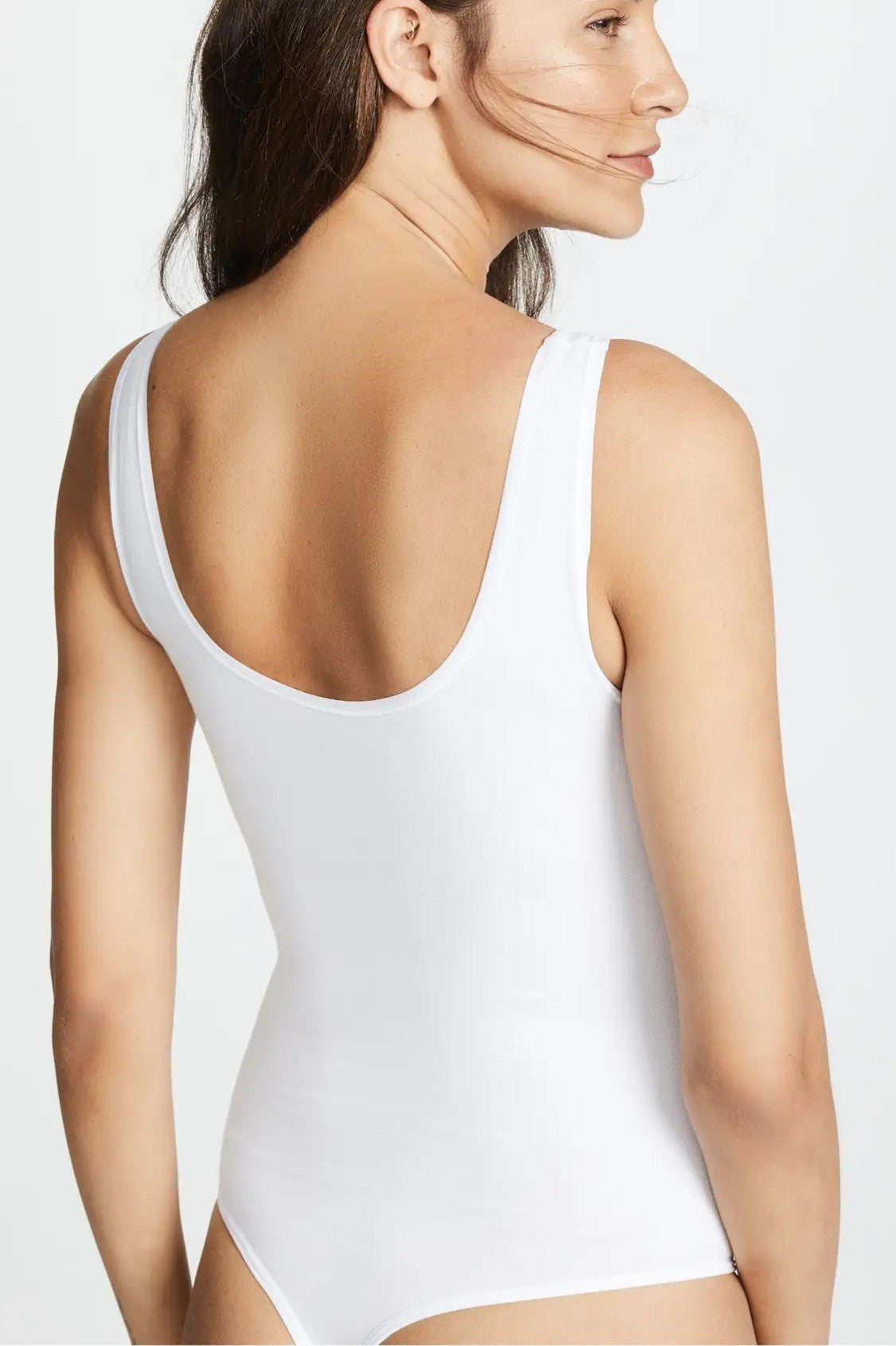Ruby Shaping Thong Bodysuit - Cotton Seamless - White Yummie