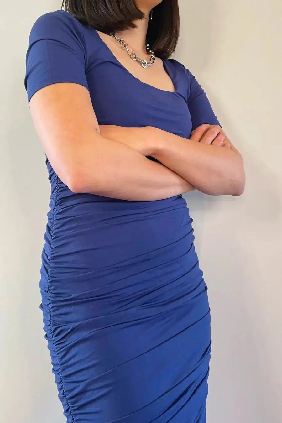 Embodycon™ Shaping Bodycon Dress - Ocean Blue Embodycon