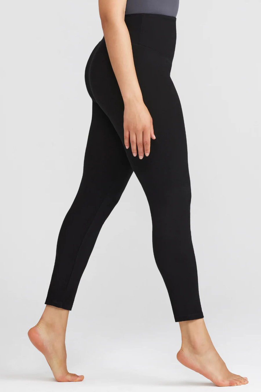 Denim Stretch Shaping Leggings - Black Yummie