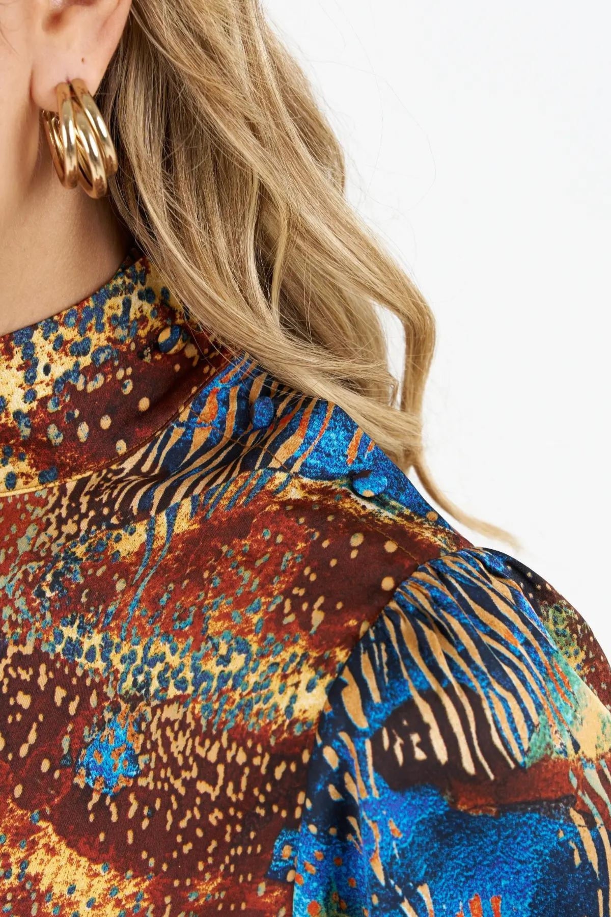 Summer Gold Blouse Zibi