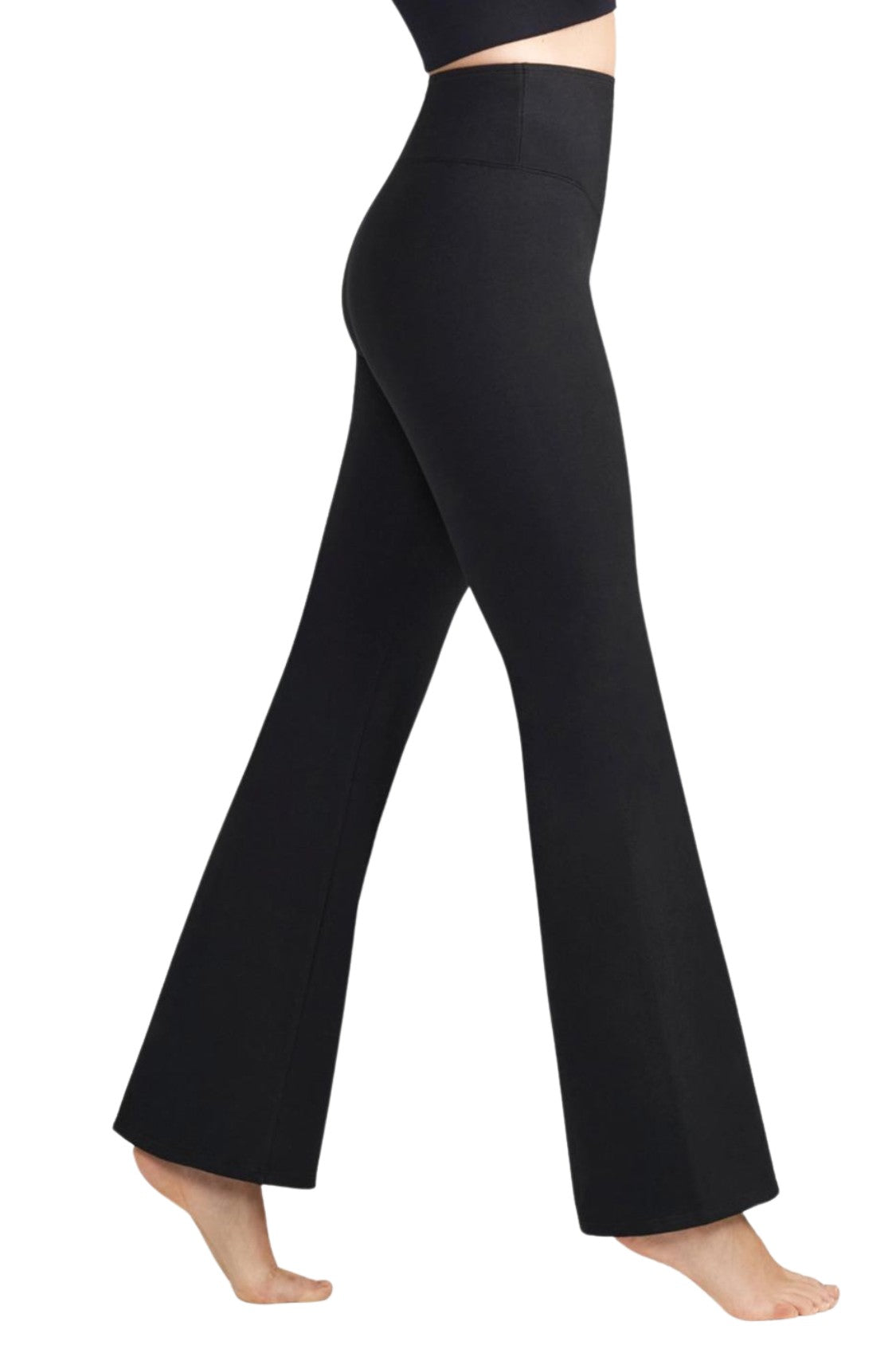Susie Flare Shaping Legging - Cotton Stretch - Black