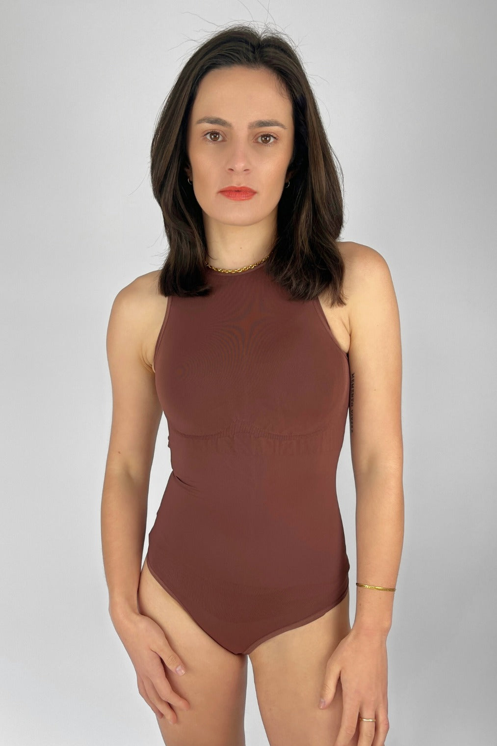 Mya Shaping Bodysuit - Mocha Eco