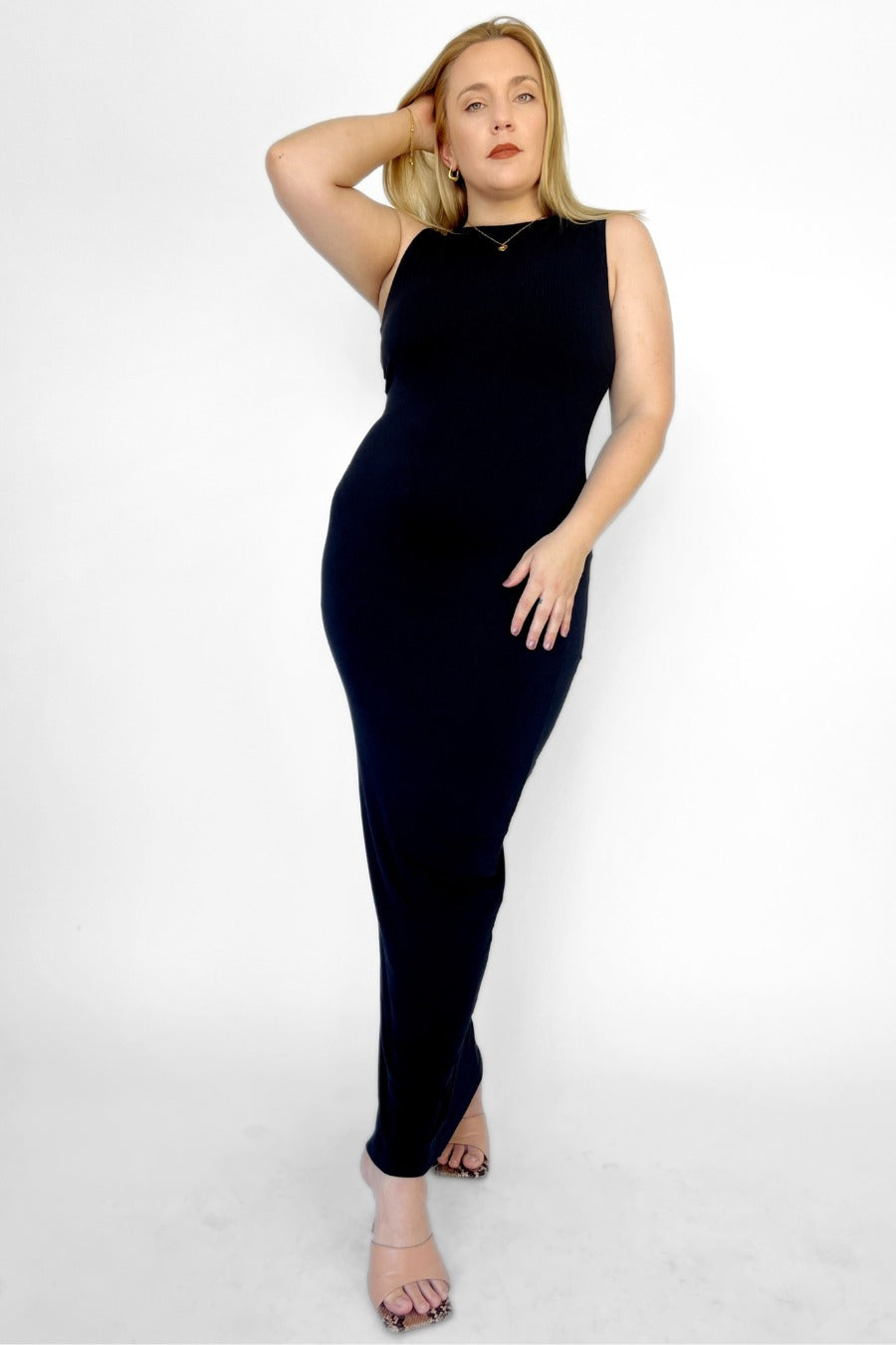 Curve Shaping Dress - Black