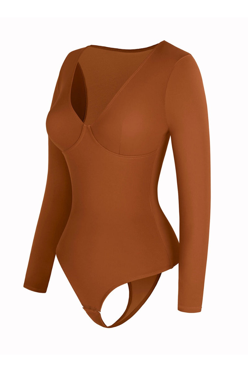 Sydney Shaping Bodysuit - Caramel Contour Clothing