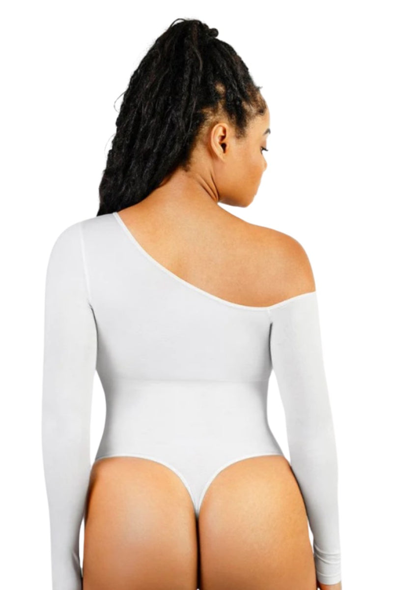 SAMPLE Sculpting Long Sleeve Bodysuit White - XS/S Contour Clothing