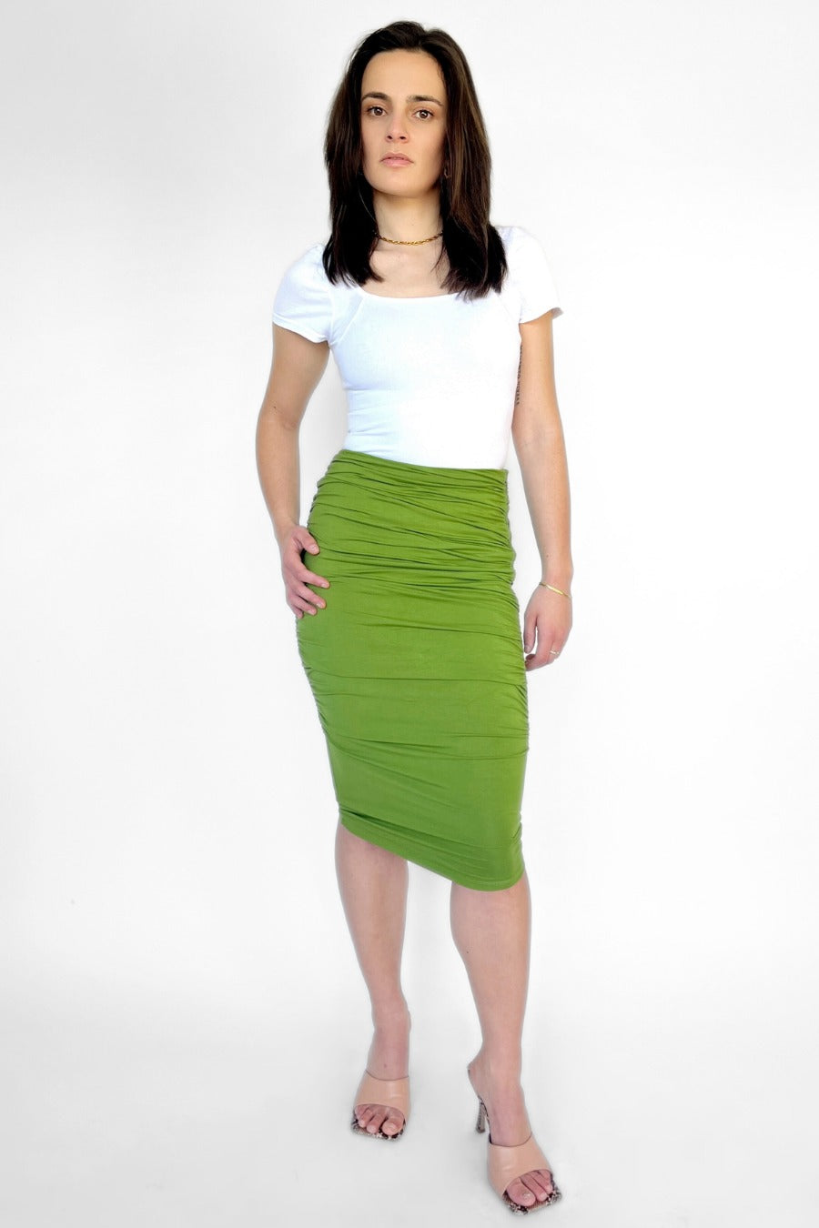 Embodycon™ Bamboo Shaping Skirt - Olive