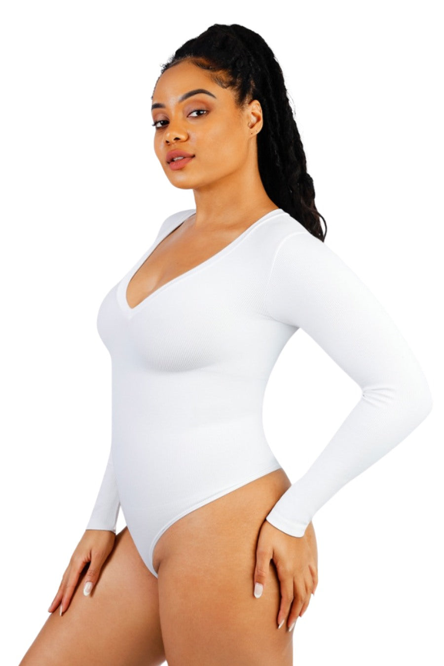 Blair Shaping Bodysuit - White Contour Clothing