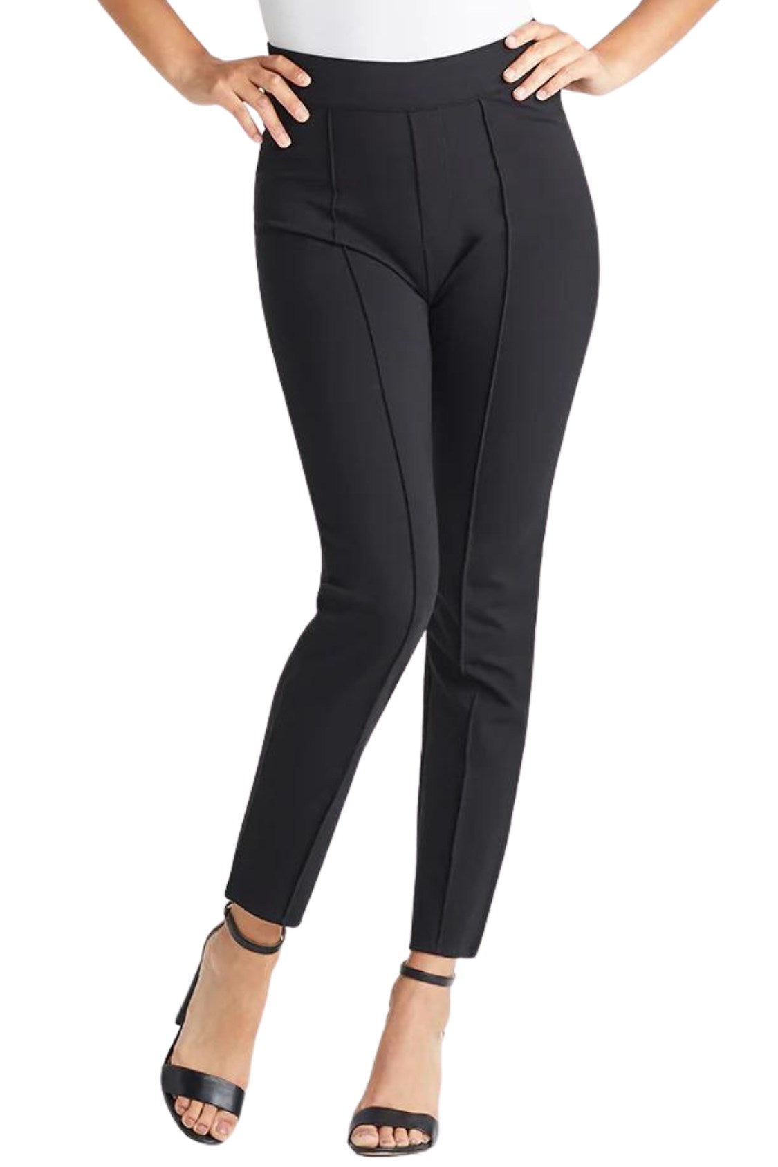 Ponte slim outlet leg pants