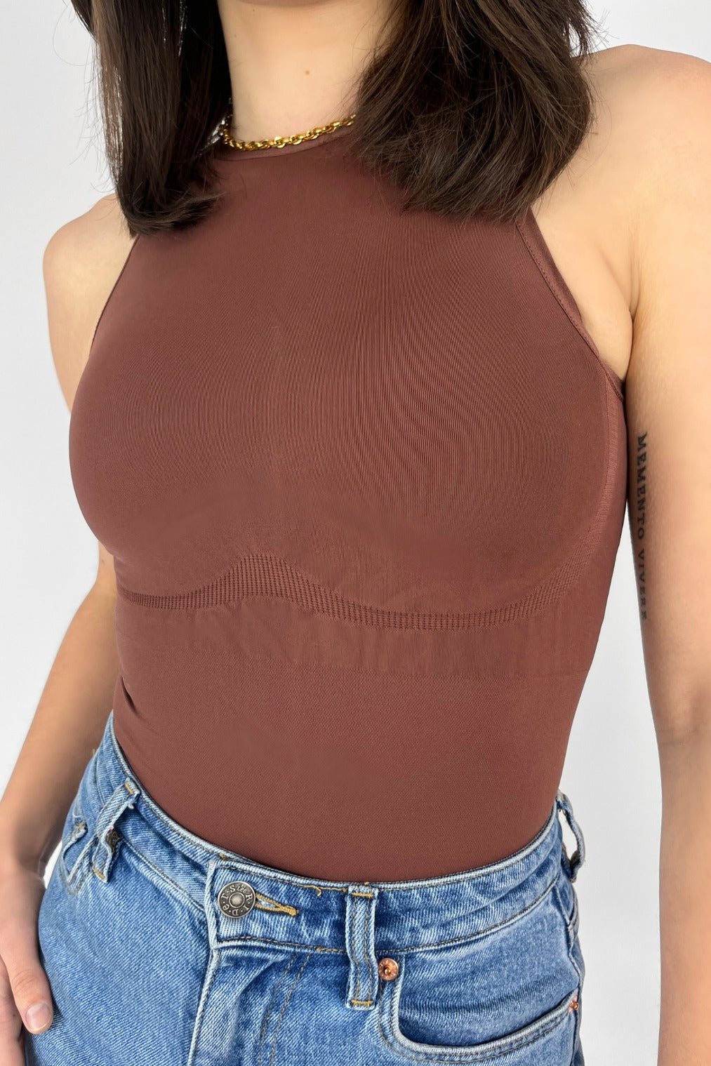 Mya Shaping Bodysuit - Mocha Eco