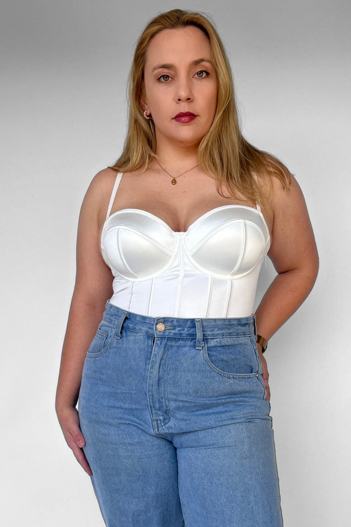 Tease Shaping Bodysuit - Ivory