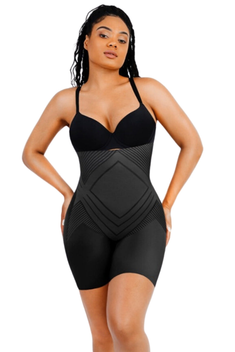 Diamond Stomach & Hip Shapers with Anti Chafe - Black Contour Clothing