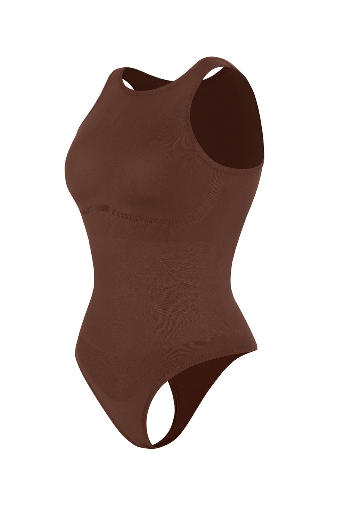Buy SKIMS Brown Seamless Sculpt Thong Bodysuit for Women in Saudi
