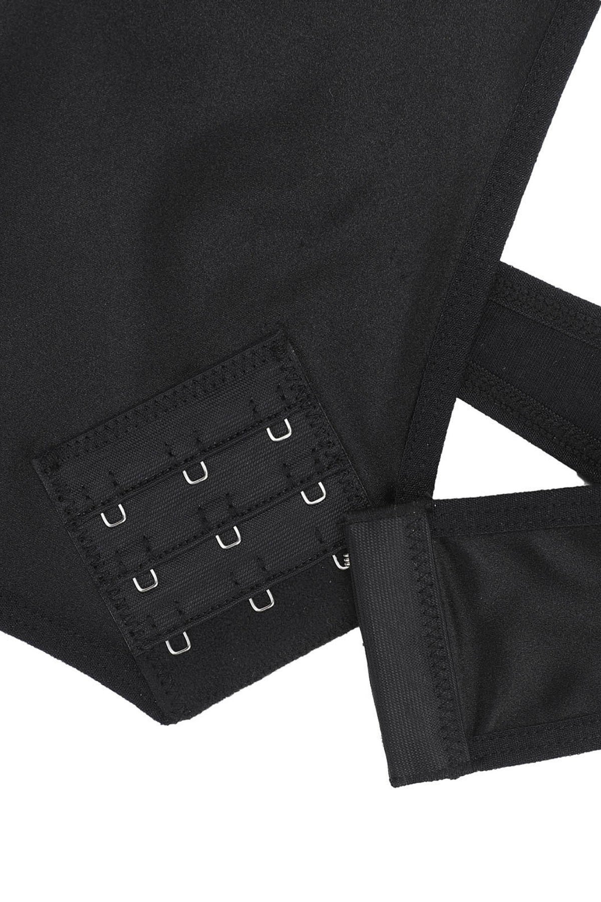 Luxe Satin Shaping Bodysuit - Black