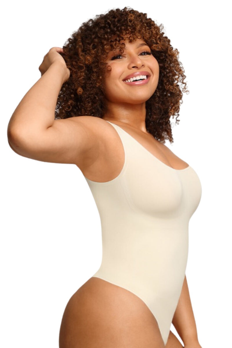 Mila Shaping Bodysuit - Off White Eco Contour Clothing