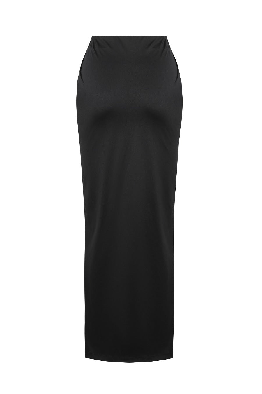 Ava Satin Skirt - Black Contour Clothing