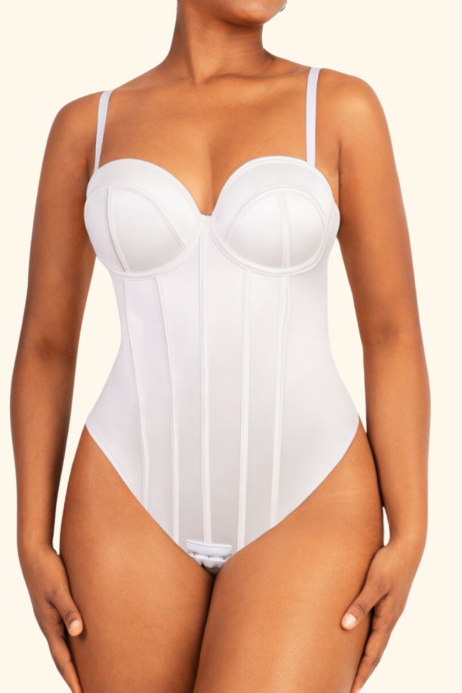 Shaping Bodysuits - Experience the Tease Shaping Bodysuit in Ivory