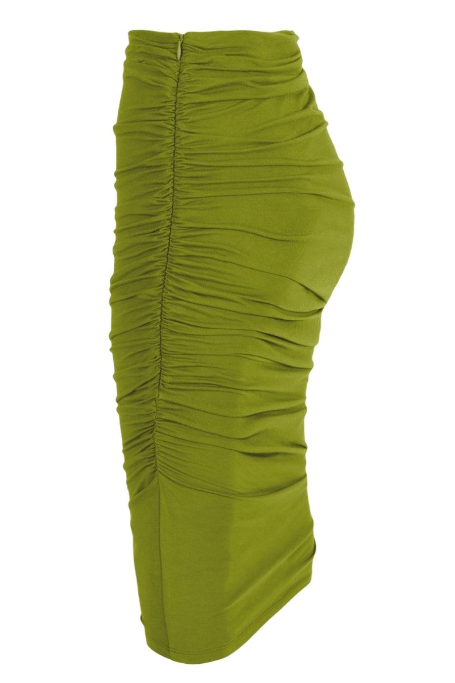 Embodycon™ Bamboo Shaping Skirt - Olive Embodycon