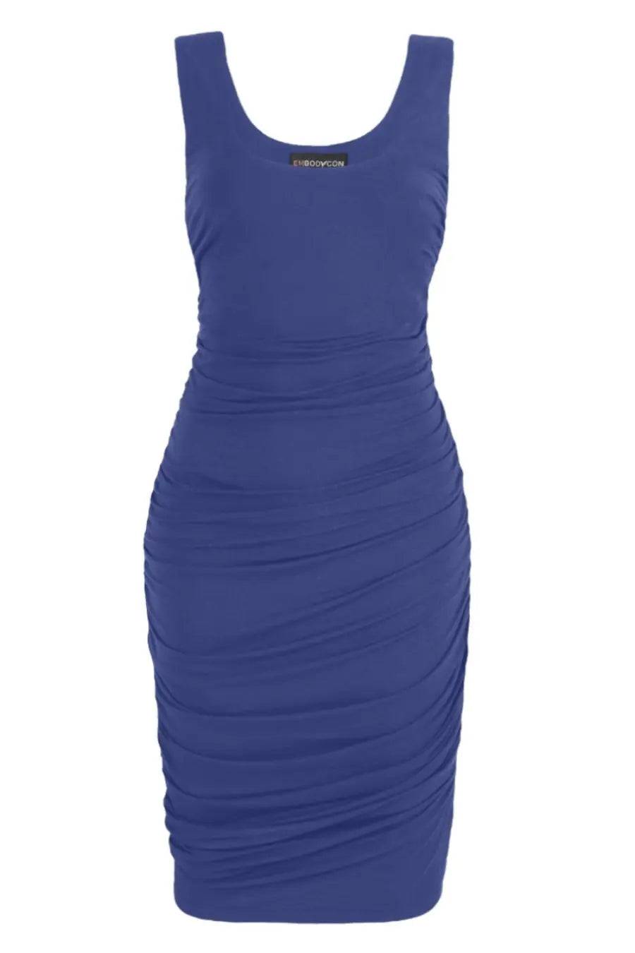 Embodycon™ Tank Shaping Dress - Ocean Blue Embodycon